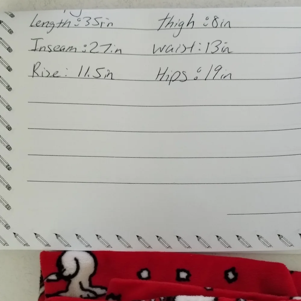 Peanuts Children Girl Snoopy & Woodstock Child Pajama Bottoms Girl Small (4-6) - Picture 8 of 8